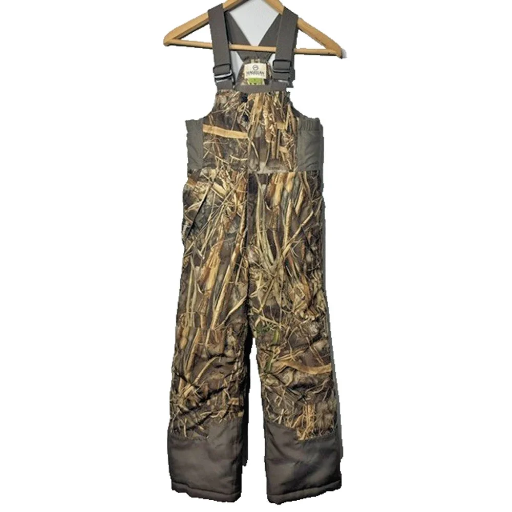 Magellan Youth Small Realtree Max-5 Camo Hunting Bibs Insulated Waterproof